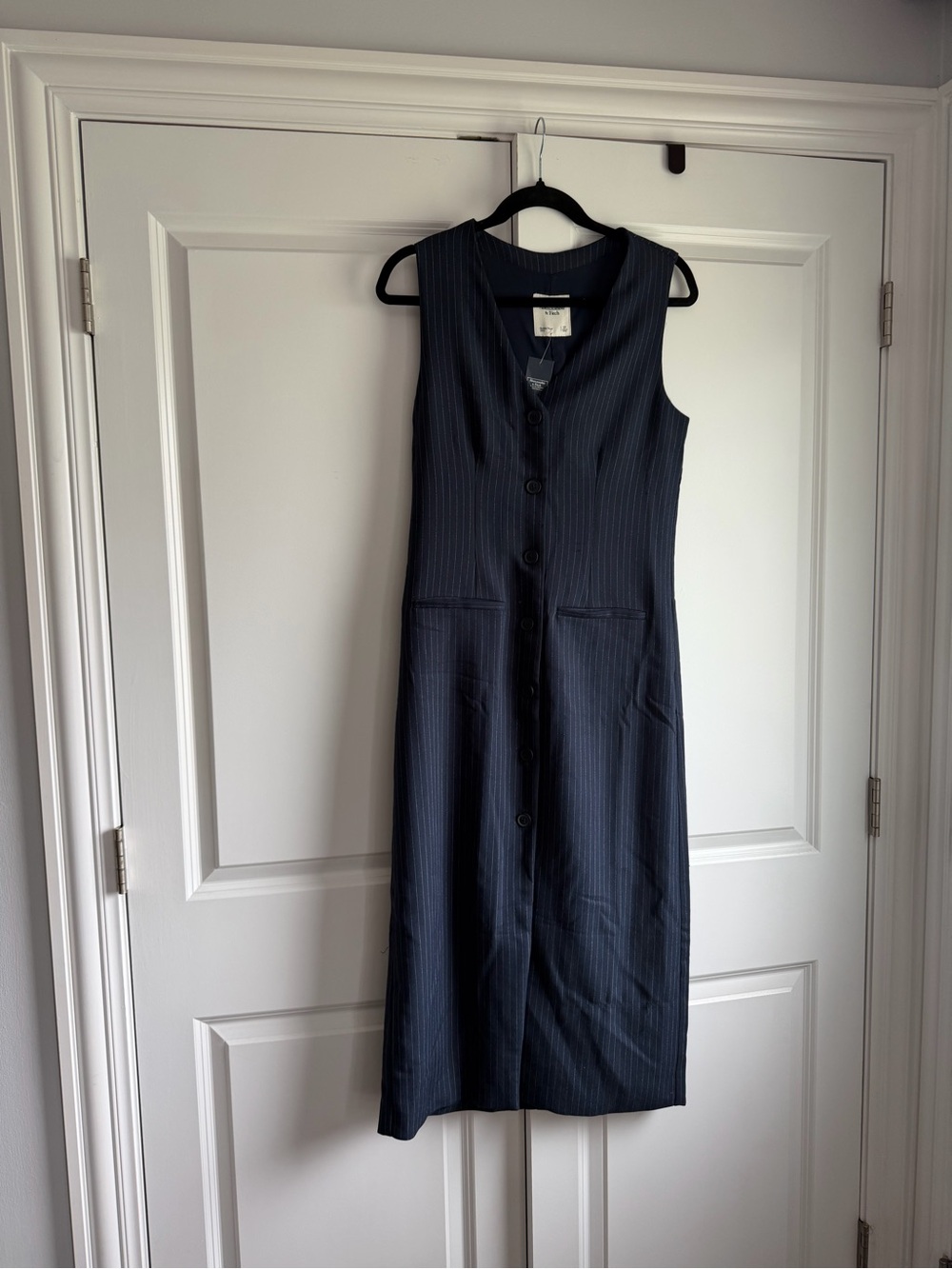 A&F Pinstripe Button Down Dress